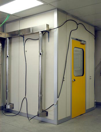 camera bianca per prove sperimentali